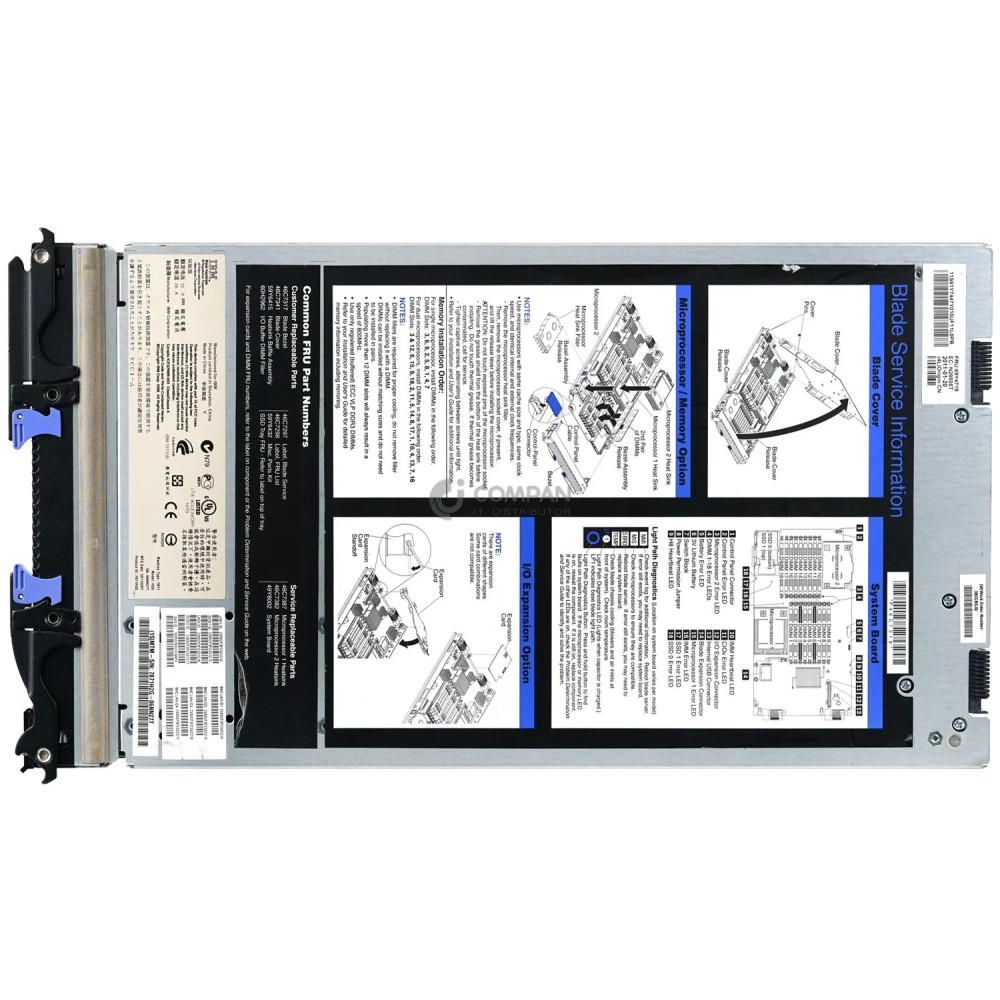 HS22V-2X1,8 IBM BLADE SERVER HS22V CTO 7871-H2G